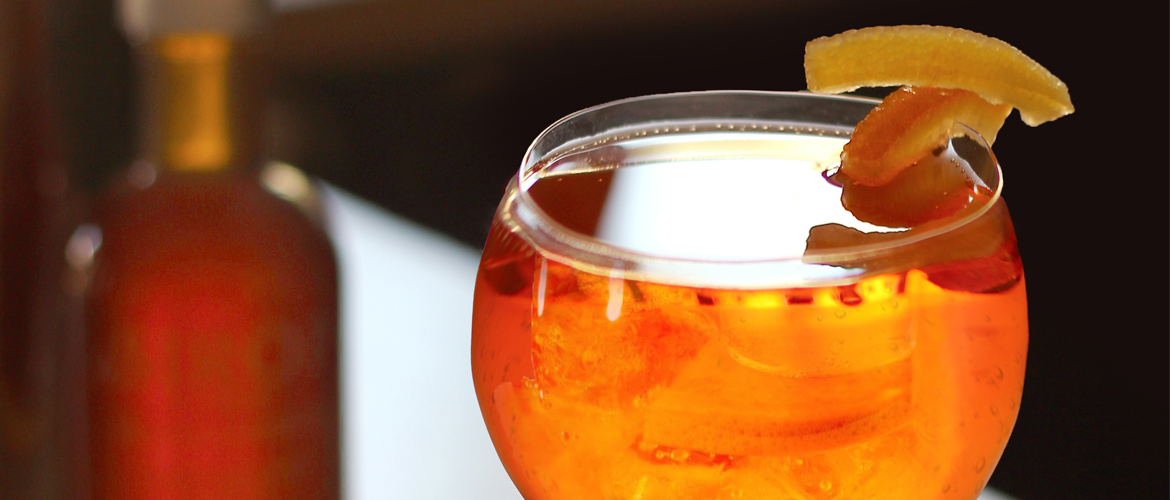 Apérol spritz au sirop de pamplemousse